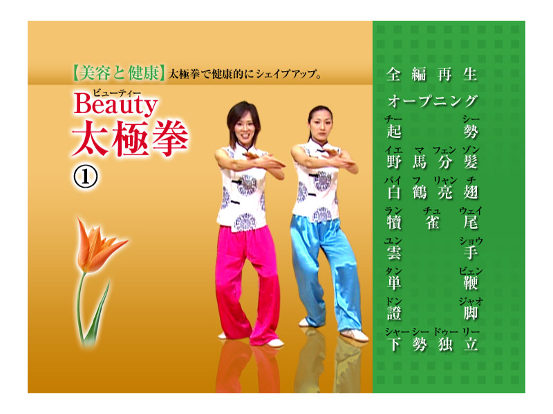 美容と健康 Beauty 太極拳 1